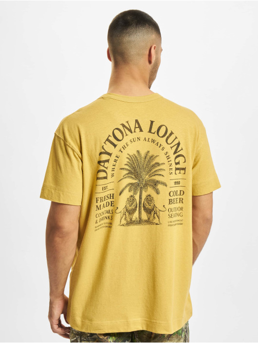 Jack & Jones T-Shirt Palms Crew Neck yellow