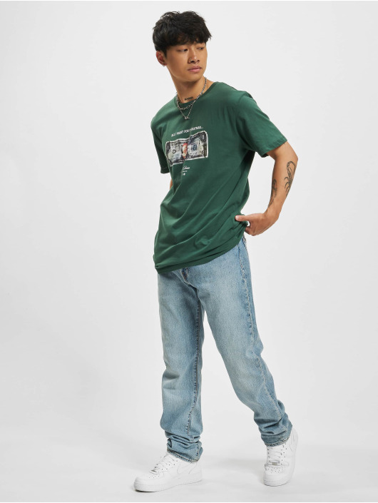 Jack & Jones T-shirts Xmas Crew Neck grøn