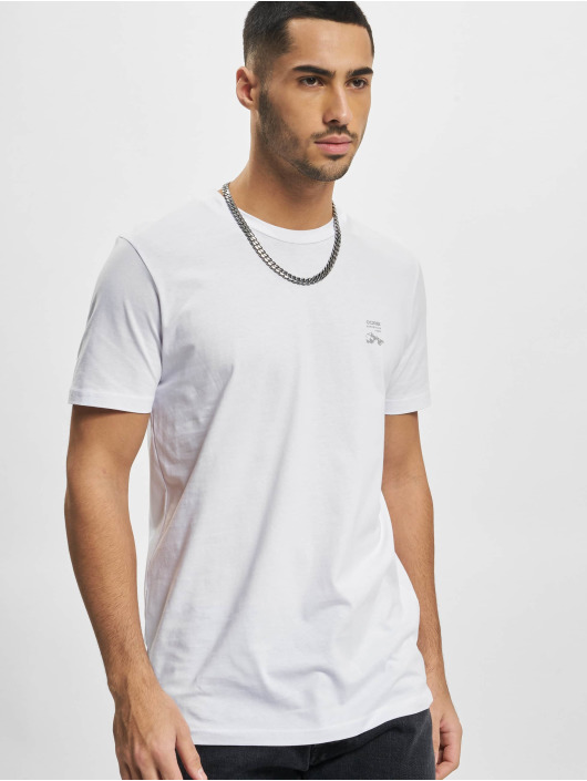Jack & Jones T-Shirty Mapping Crew Neck bialy