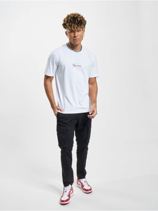 Jack & Jones T-Shirty Joshua Crew Neck bialy