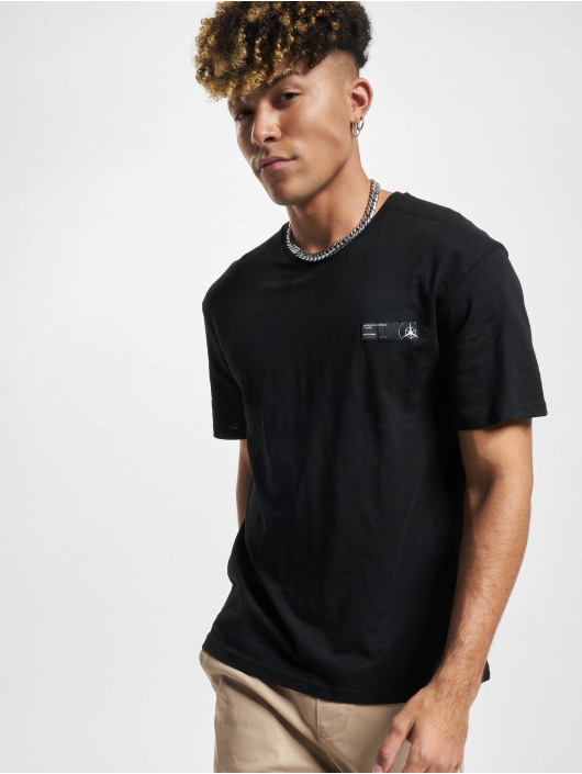 Jack & Jones T-Shirty Navigator Crew Neck czarny