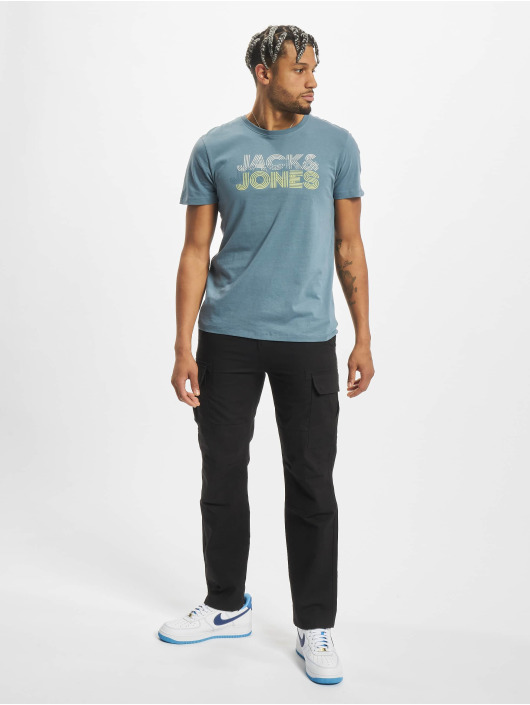 Jack & Jones T-skjorter Jcopower Crew Neck BF blå
