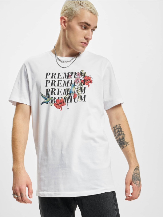 Jack & Jones T-skjorter Birdy Print Crew Neck hvit