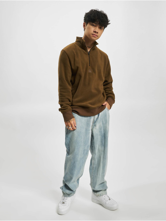 Jack & Jones Trøjer Friday High Neck Print brun