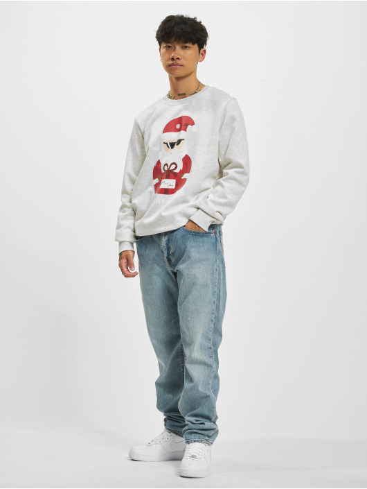Jack & Jones Trøjer Toon Crew Neck Xmas hvid