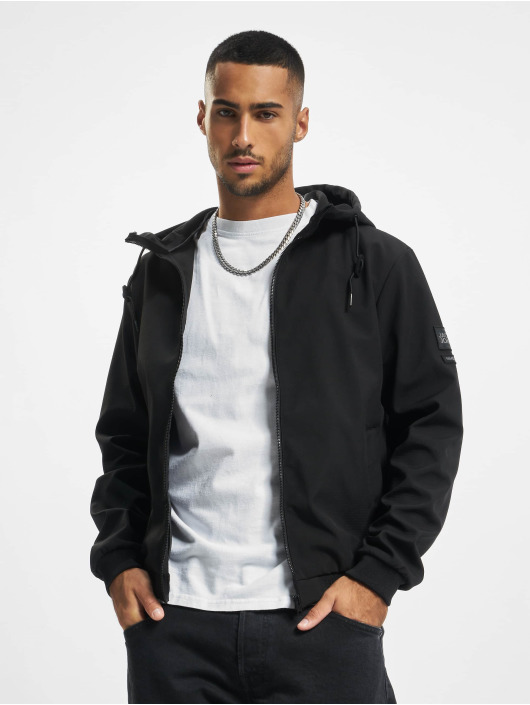 Jack & Jones Välikausitakit Classic Waffle musta