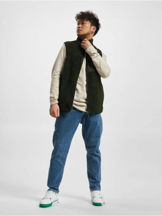 Jack & Jones Vest Park Teddy Bodywarmer green