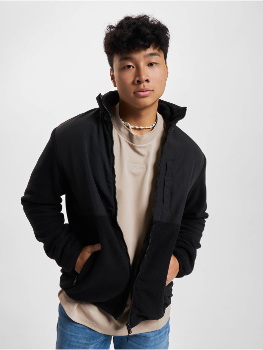 Jack & Jones Zomerjas Marvin Fleece zwart