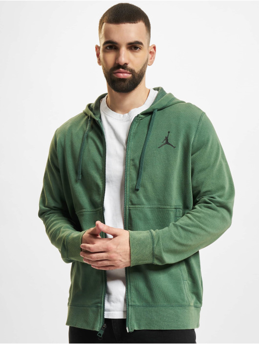 Jordan Hoodies con zip Dri-Fit Air verde