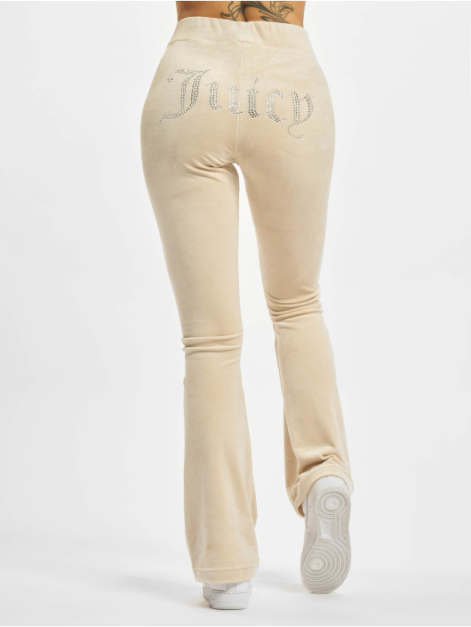 Juicy Couture joggingbroek Velour Flared beige