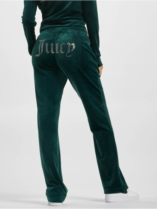 Juicy Couture joggingbroek Velour Diamante Brandin groen