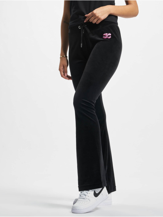 Juicy Couture Spodnie do joggingu Bubble Low Rise czarny