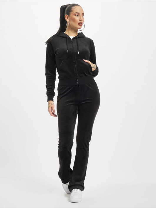 Juicy Couture Sweat capuche zippé Robertson Class noir