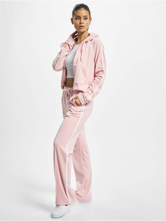 Juicy Couture Verryttelyhousut Contrast Tina roosa