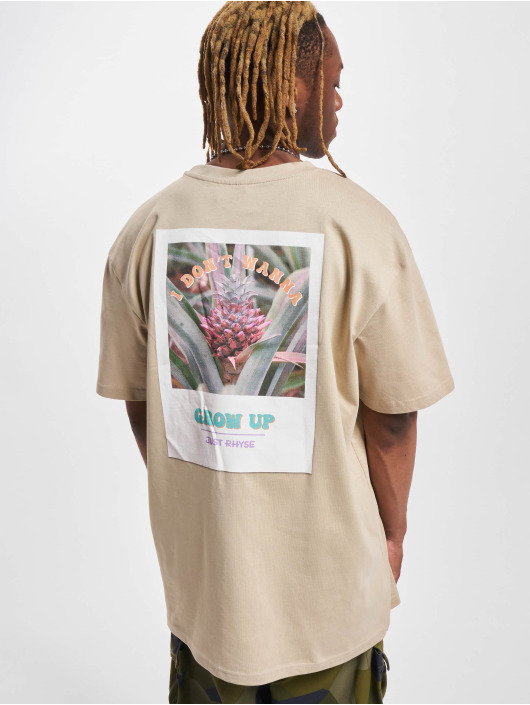 Just Rhyse Herren T-Shirt Pola in beige
