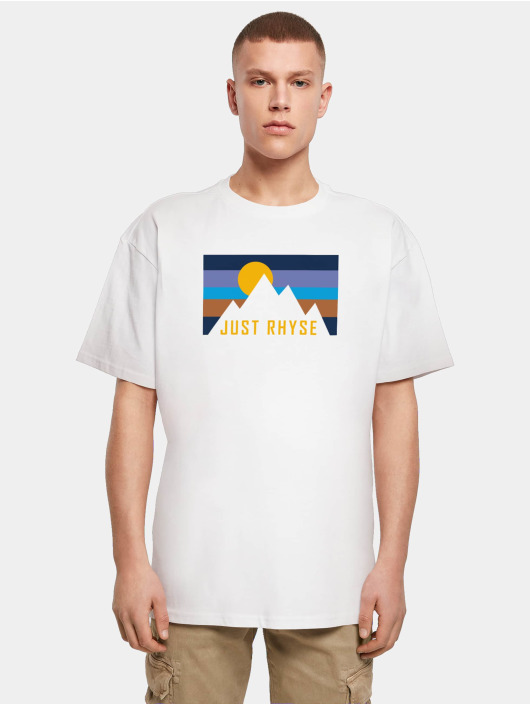 Just Rhyse T-shirt Mountainside bianco