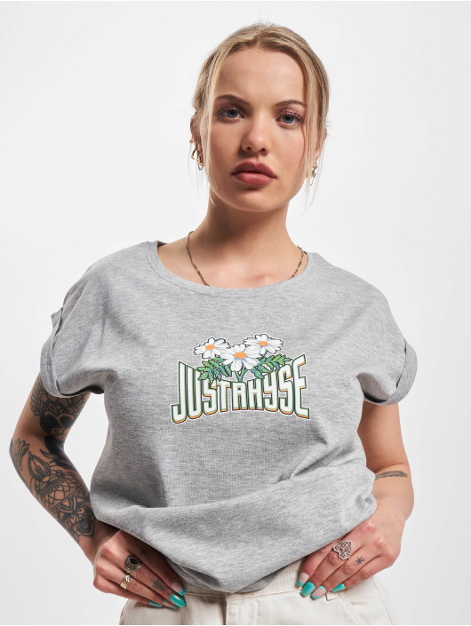 Just Rhyse T-Shirt Daisy grau