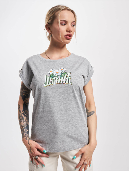 Just Rhyse T-Shirt Daisy grau