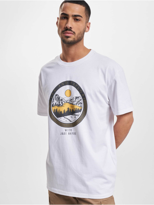 Just Rhyse T-Shirt Seek and Explore white