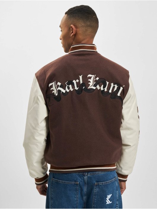 Karl Kani Baseball jack Old English Block College bruin