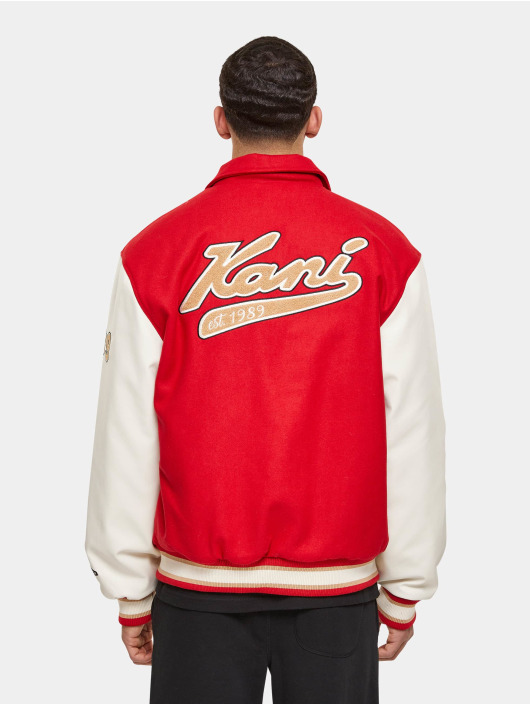 Karl Kani Baseball jack Retro Patch Block College rood