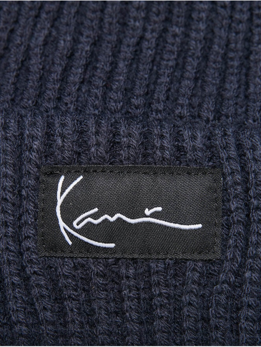 Karl Kani Beanie Signature Fisherman blauw