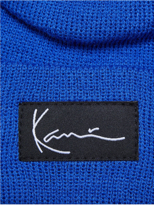 Karl Kani Beanie Woven Signature Light Weight blauw