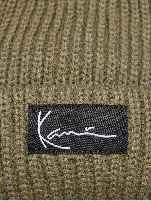 Karl Kani Beanie Signature Fisherman oliva