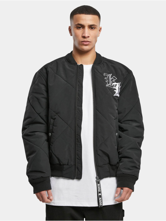 Karl Kani Bomber OG Old English Quilted noir