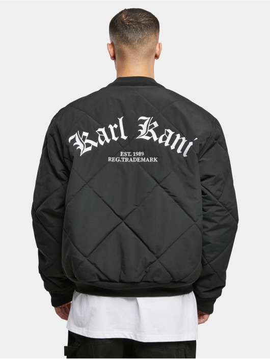 Karl Kani Bomber OG Old English Quilted noir