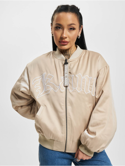 Karl Kani Bomberjack Woven Signature Reversible Satin beige