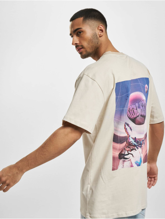 Karl Kani Camiseta Small Signature Metaverse Block beis