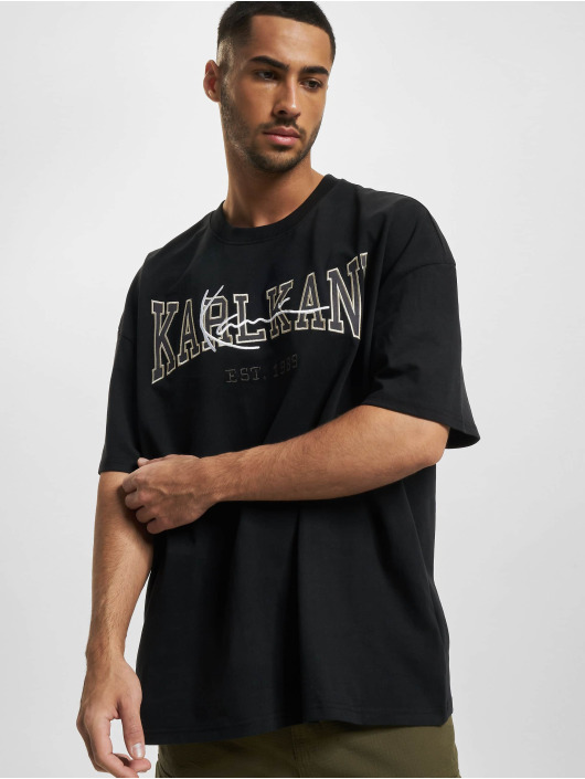 Karl Kani Camiseta College Signature Heavy Jersey negro