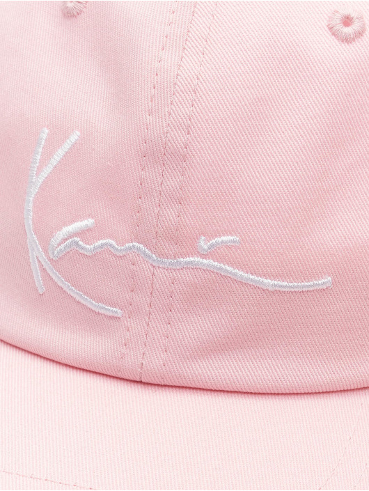 Karl Kani Casquette Snapback & Strapback Signature rose