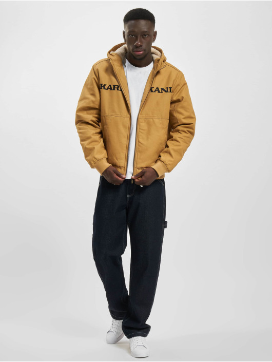 Karl Kani Cazadora bomber Retro Hooded Twill beis