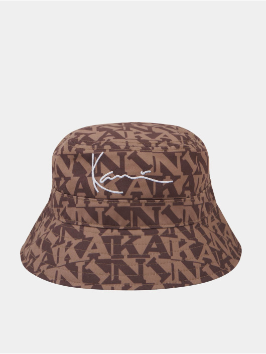 Karl Kani Chapeau Signature Logo brun