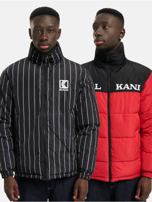 Karl Kani Chaquetas acolchadas Retro Block Reversible rojo