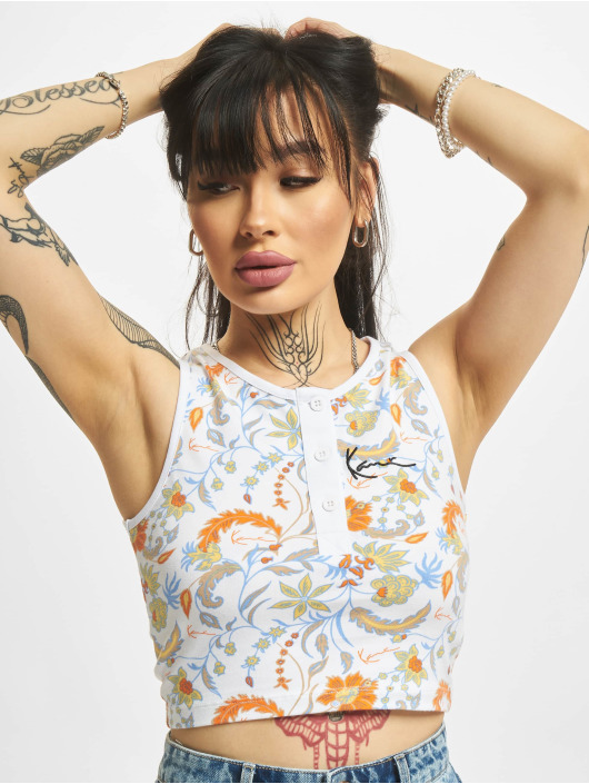 Karl Kani Débardeur Signature Flower Crop multicolore