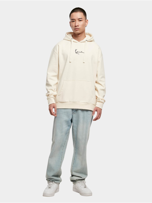 Karl Kani Felpa con cappuccio Small Signature Essential bianco