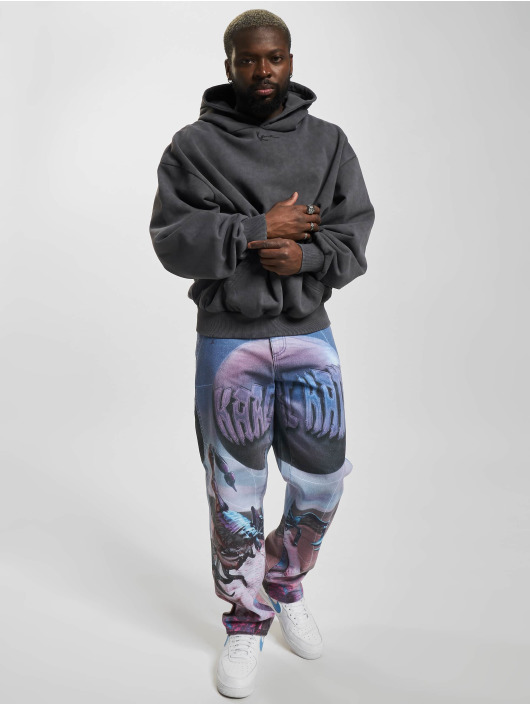 Karl Kani Felpa con cappuccio Small Signature Oversized Heavy grigio