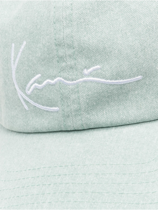 Karl Kani Flexfitted Cap Signature Washed groen