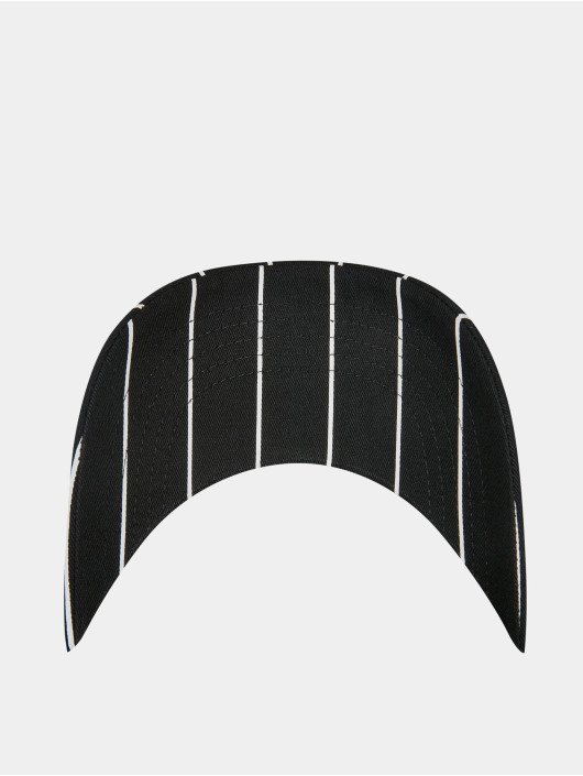 Karl Kani Flexfitted Cap Retro Patch Pinstripe nero