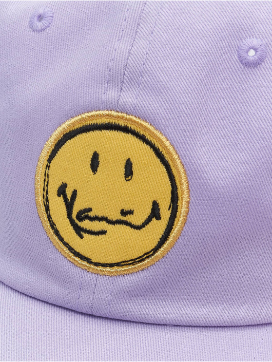 Karl Kani Gorra Snapback Signature Smiley púrpura