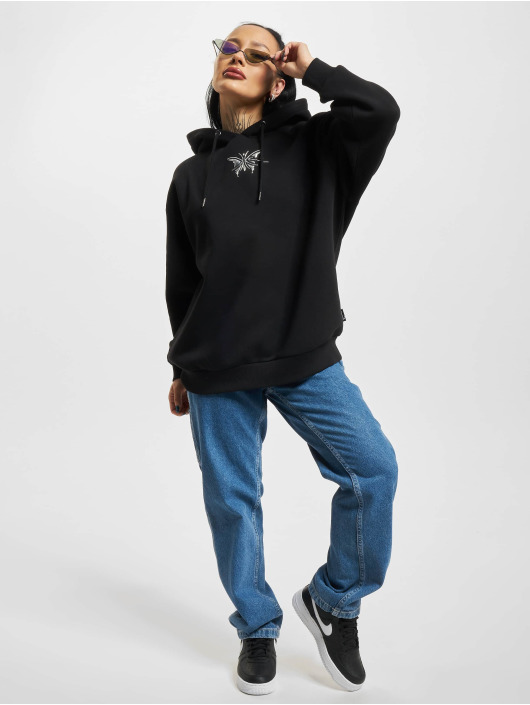 Karl Kani Hoodies Woven Signature Old English růžový