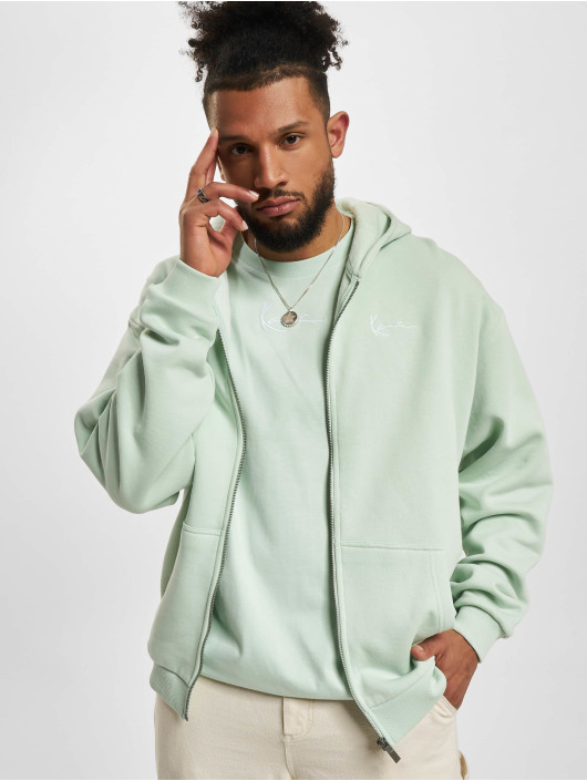 Karl Kani Hoodies Chest Signature Essential zelený