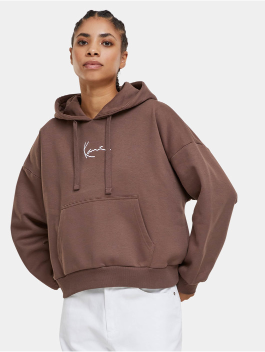 Karl Kani Hoody Small Signature Essential Os bruin