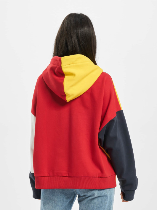 Starinsko Oh Steklenica Karl Kani Kk Signature Tape Block Hoodie 6121977 Yellow Red Navy White Mcplayrec Org