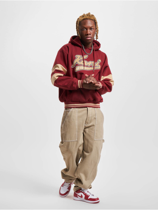 Karl Kani Hoody Varsity OS rood