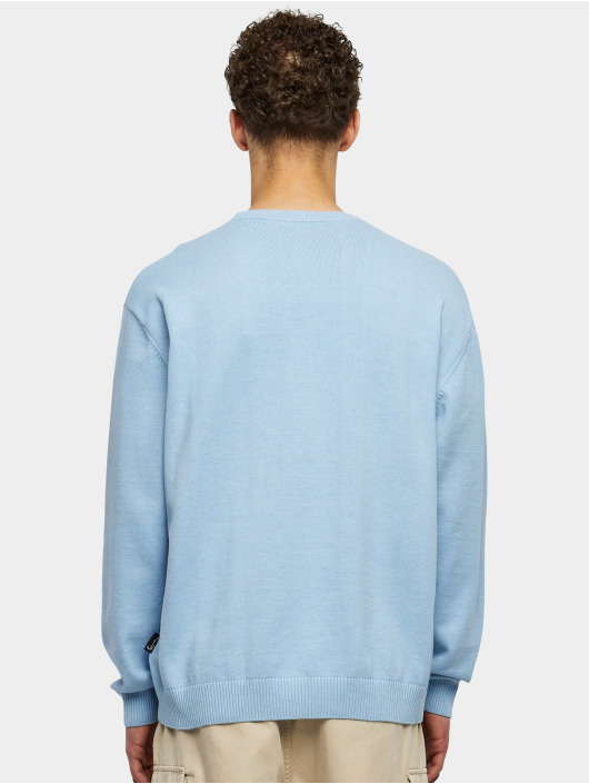 Karl Kani Jersey Woven Signature Flower Knit Crew azul