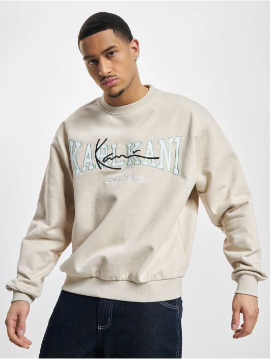 Karl Kani Jersey College Signature Crew blanco